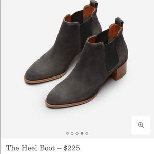 Everlane The Heel Boot Graphite sz 8. Worn twice!